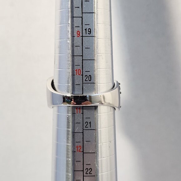 VTG NIB 925 Black Spinel ByPass "Hauntingly Glam" Ring 8.89ctw - Picture 11 of 11